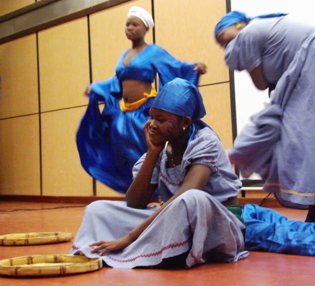 Dancers from the group AYIKA in Dominican Republic