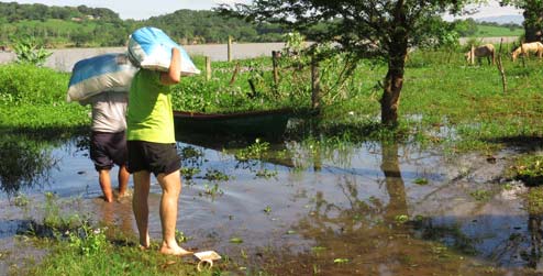 Flooding in El Salvador