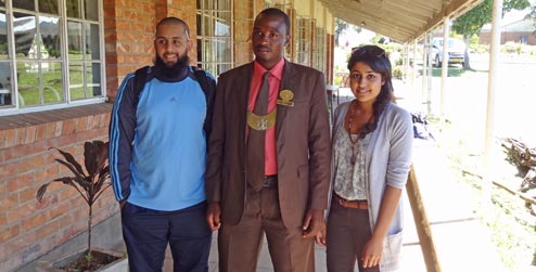 Chief Mutasi with ICS group leaders